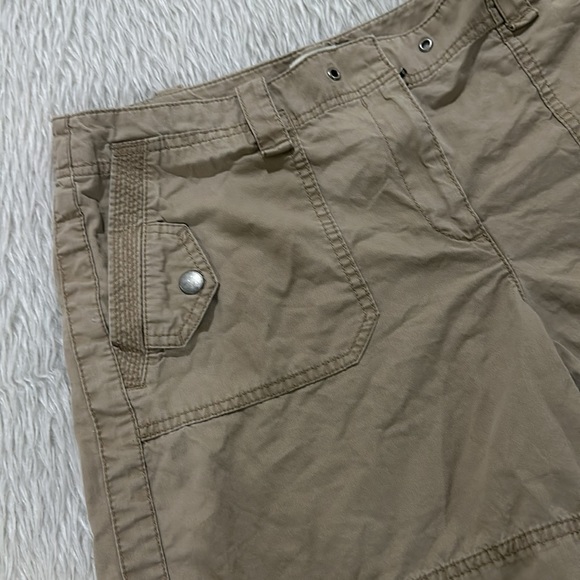 Loft brown khaki summer shorts size 12 - Picture 2 of 5